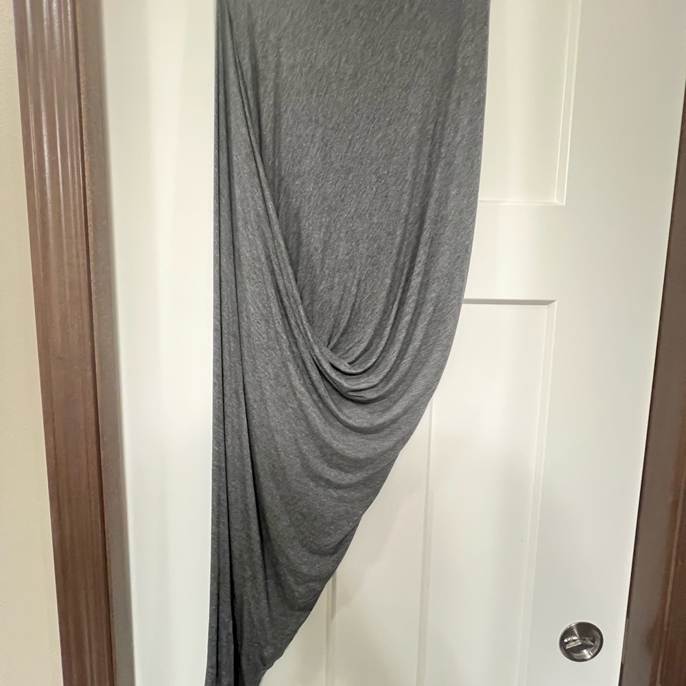 JustFab Asymmetrical Gray Skirt